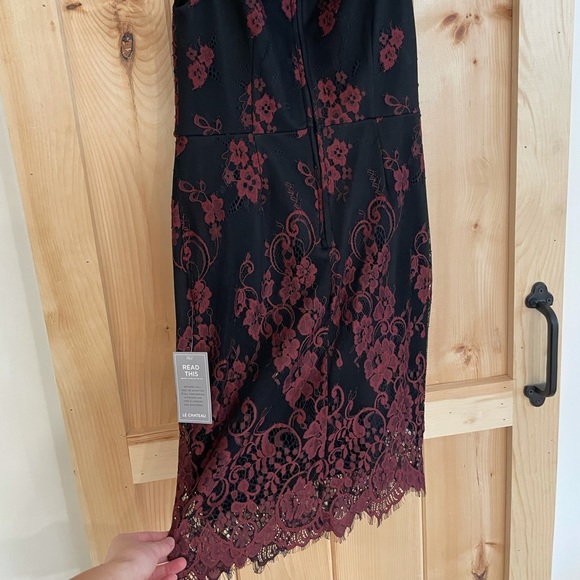 Lace medium black le chateau dress (new with tags) - Picture 4 of 5